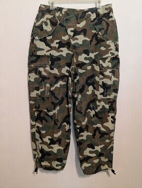 KBB By Kahlana Camo Cargo Pants Women's Medium Relax Fit New
